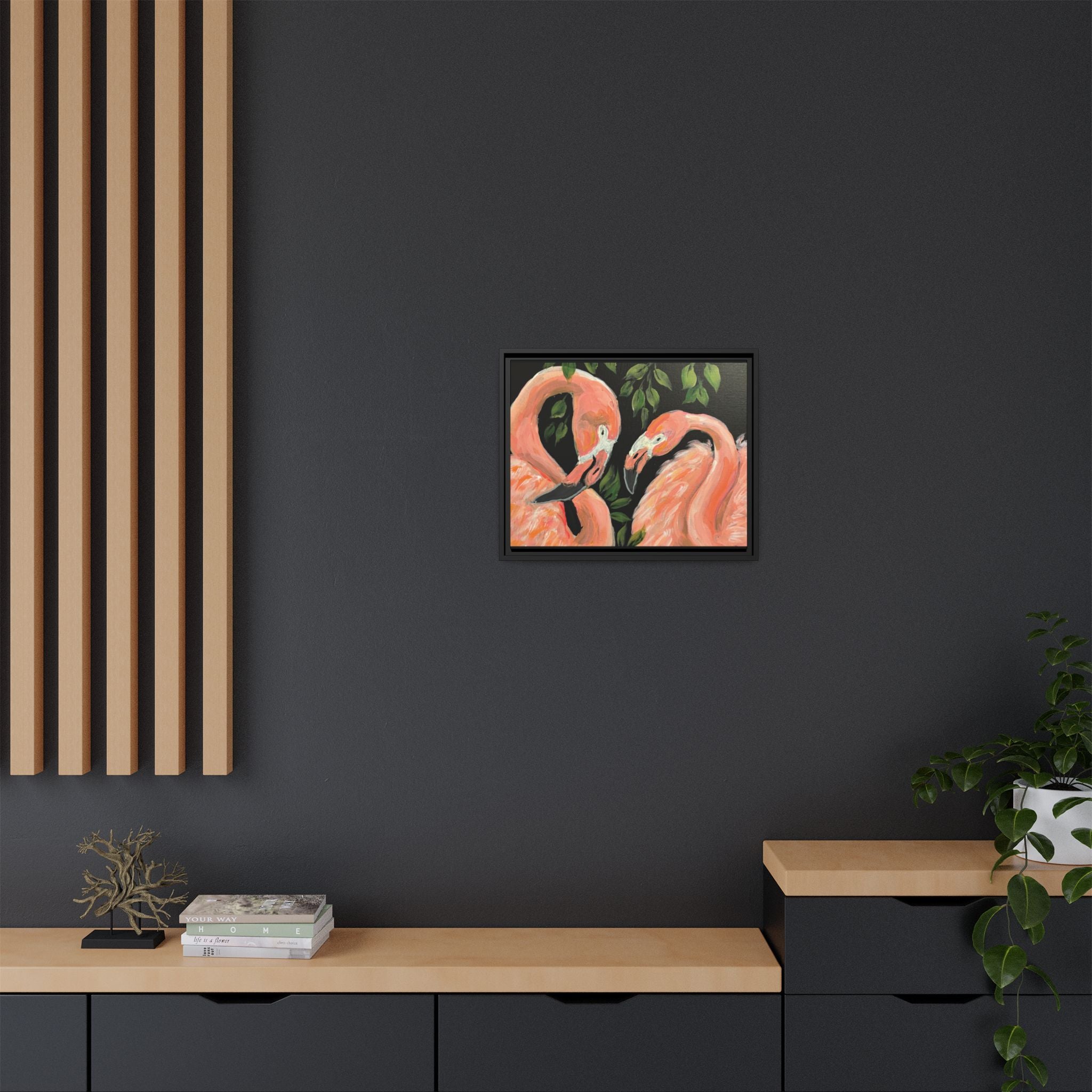 Matte Canvas, Framed (Multi-color)