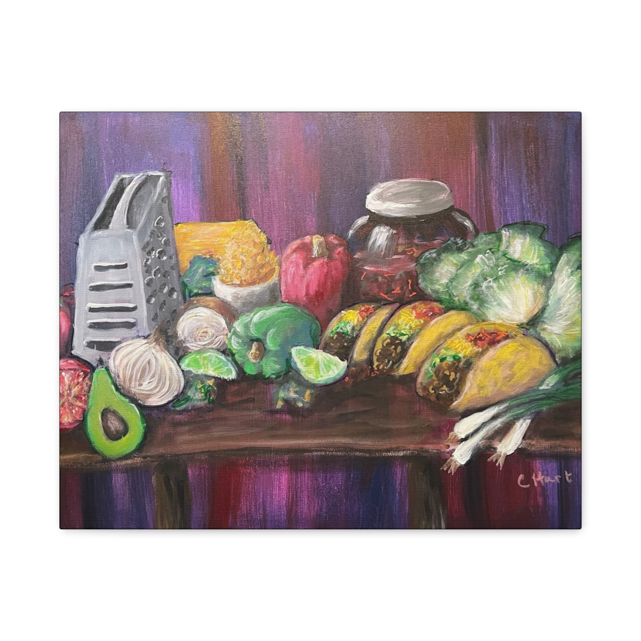 Taco Tuesday - Matte Canvas, Stretched, 1.25"