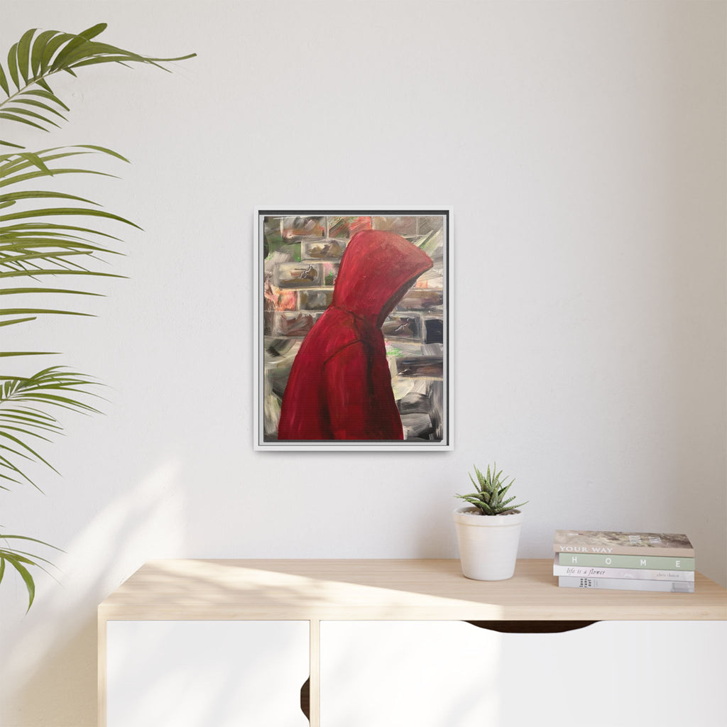 Red Hood - Framed Wall Art — Figure Urban Painting