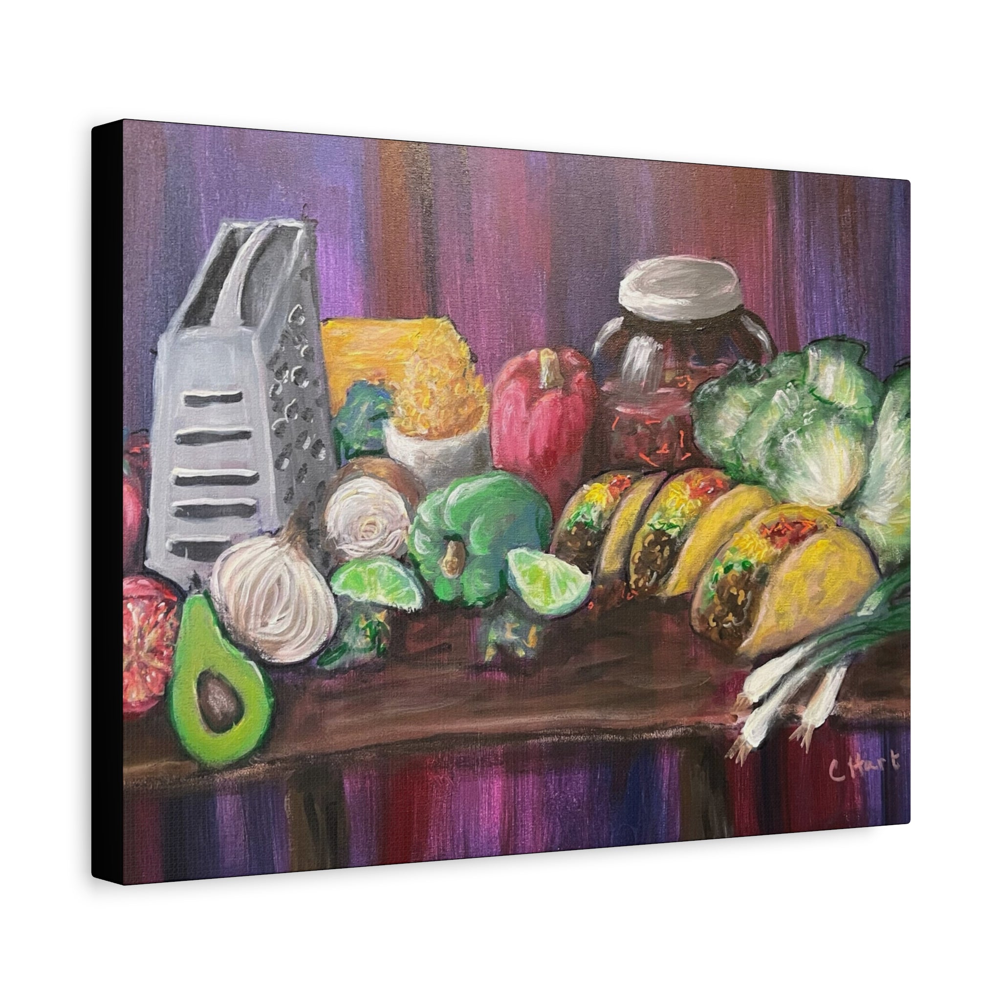 Taco Tuesday - Matte Canvas, Stretched, 1.25"