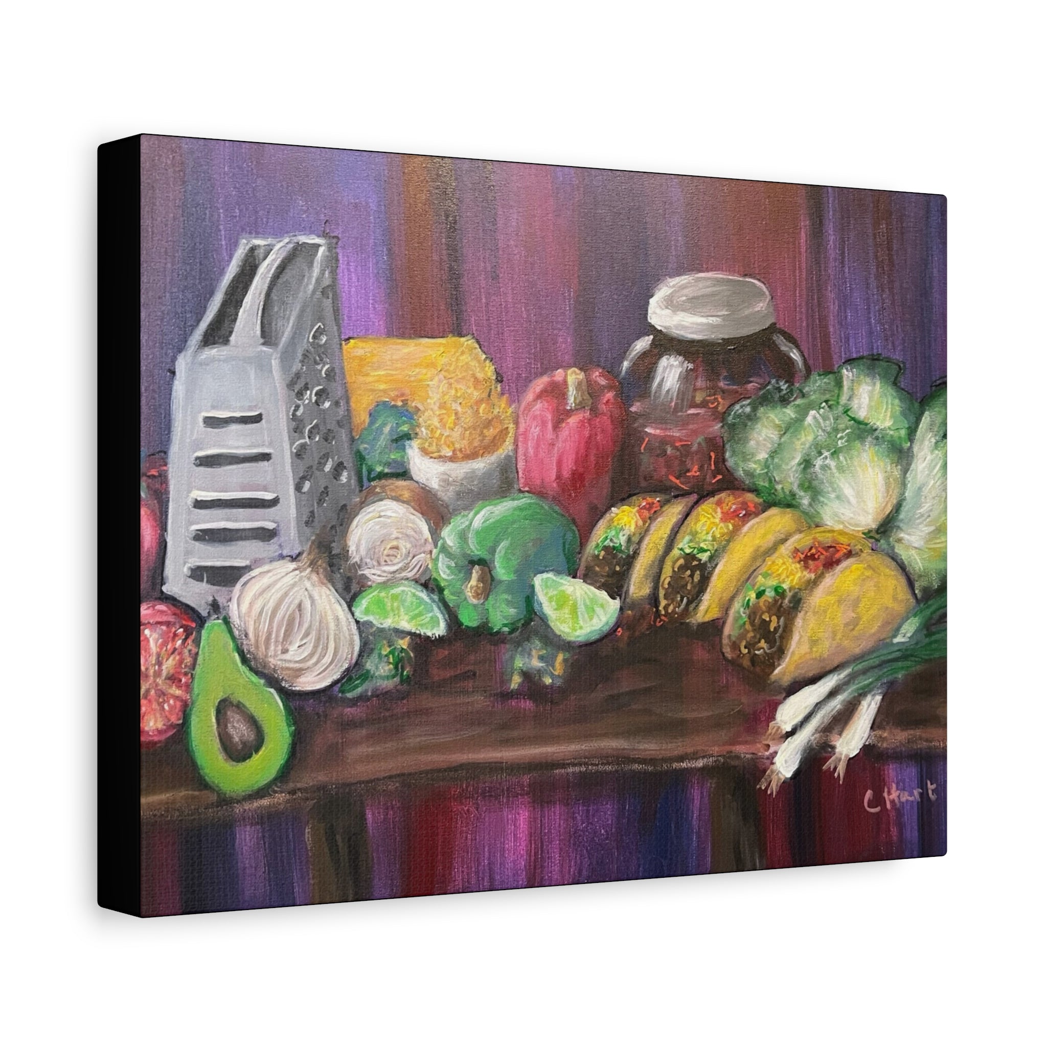 Taco Tuesday - Matte Canvas, Stretched, 1.25"