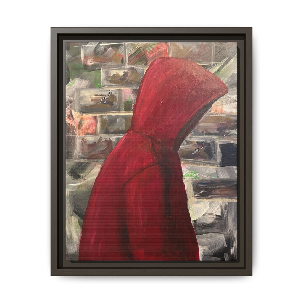 Red Hood - Framed Wall Art — Figure Urban Painting