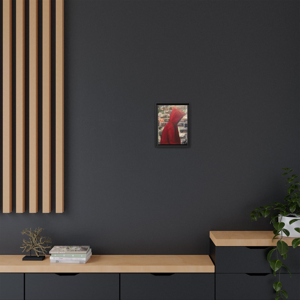 Red Hood - Framed Wall Art — Figure Urban Painting