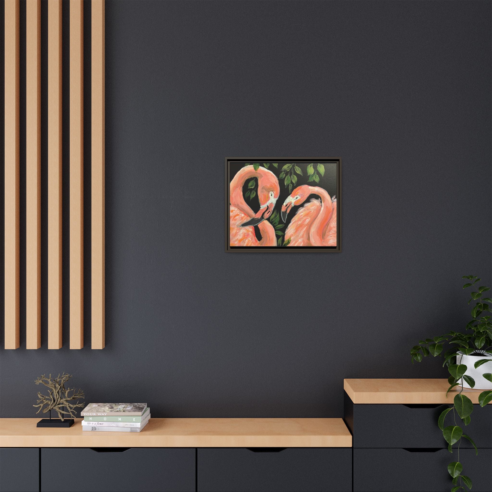 Matte Canvas, Framed (Multi-color)
