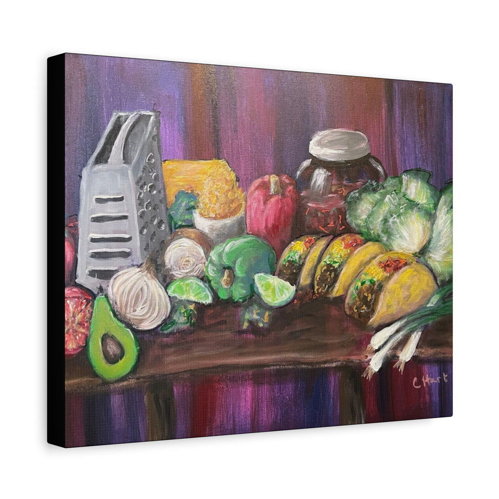 Taco Tuesday - Matte Canvas, Stretched, 1.25"