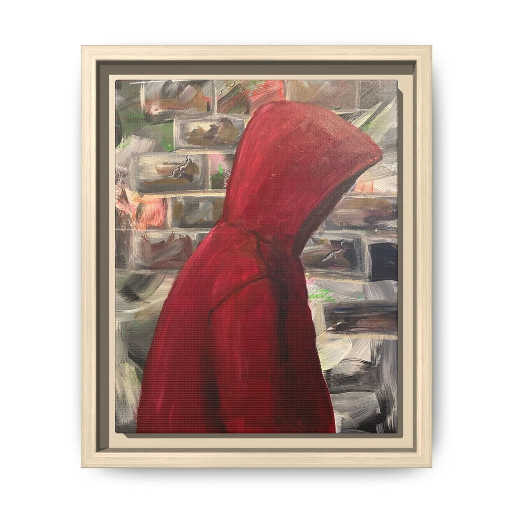 Red Hood - Framed Wall Art — Figure Urban Painting