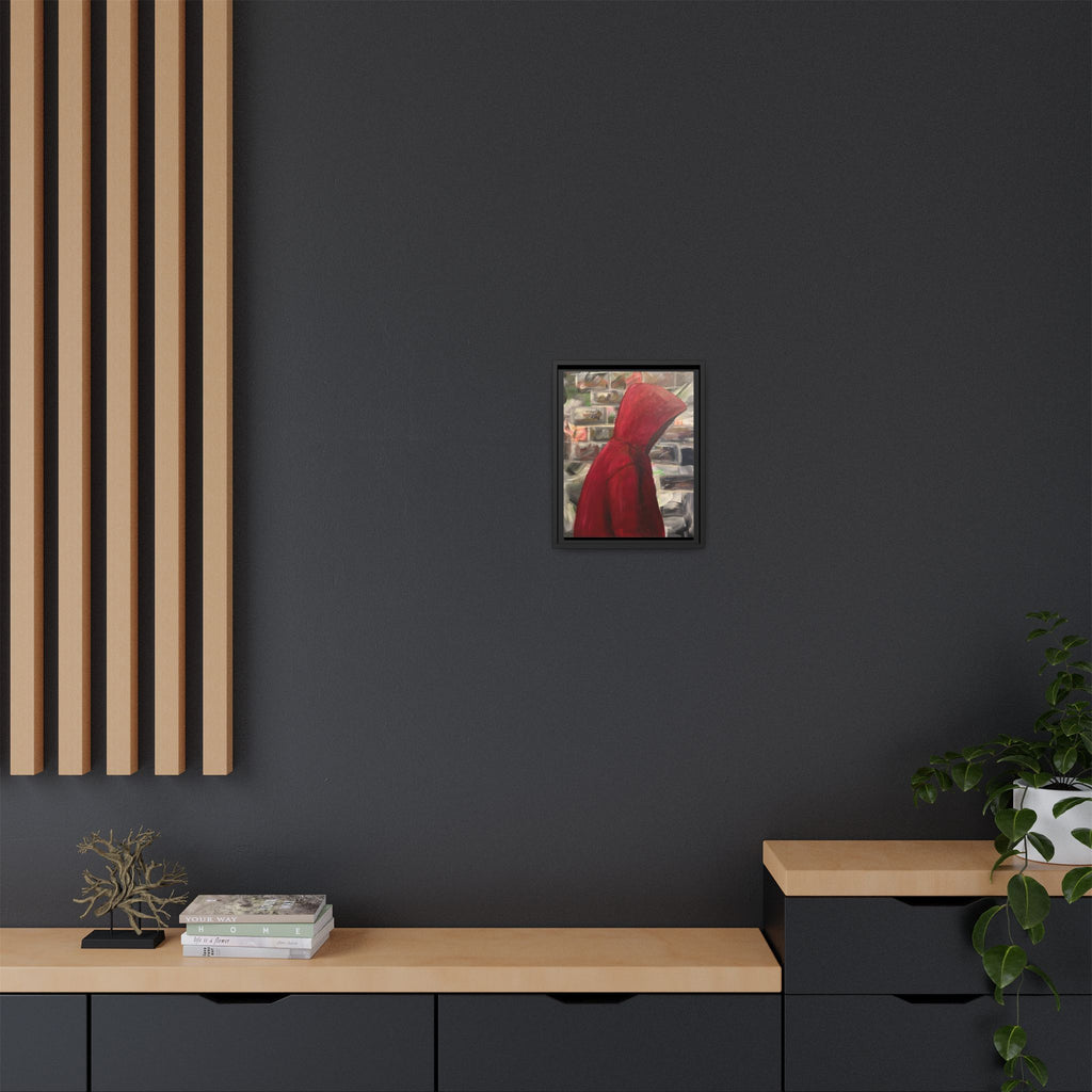 Red Hood - Framed Wall Art — Figure Urban Painting