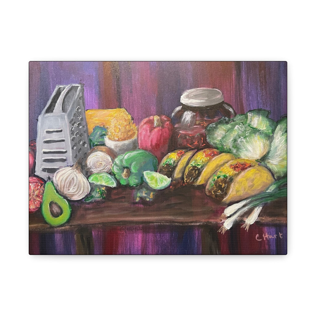 Taco Tuesday - Matte Canvas, Stretched, 1.25"