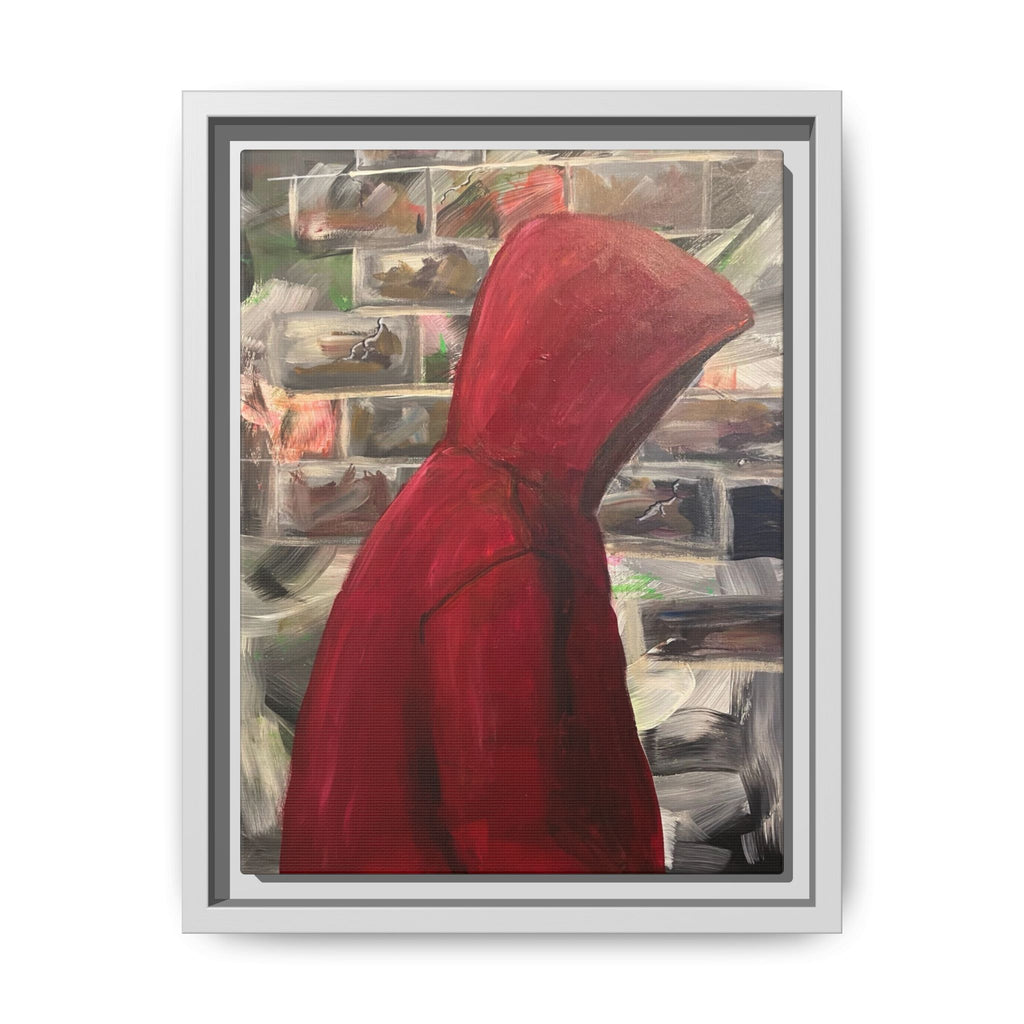 Red Hood - Framed Wall Art — Figure Urban Painting