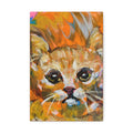 Friendly Cat, Printed Canvas Stretched, 1.5''