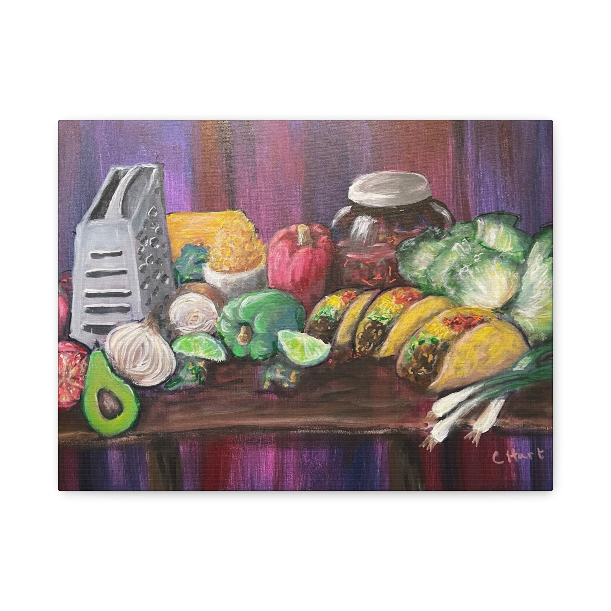 Taco Tuesday - Matte Canvas, Stretched, 1.25"