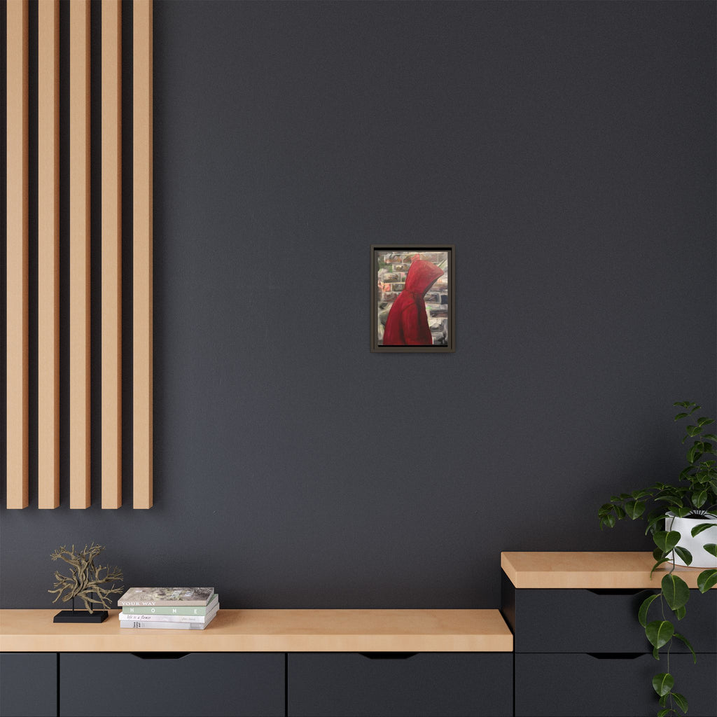 Red Hood - Framed Wall Art — Figure Urban Painting