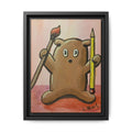Cute Bear Framed Canvas Art