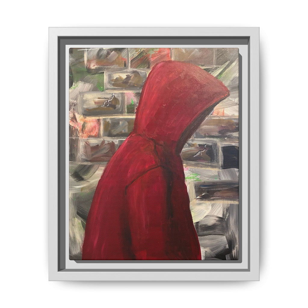 Red Hood - Framed Wall Art — Figure Urban Painting