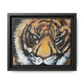 Tiger, Matte Canvas, Framed (Multi-color)