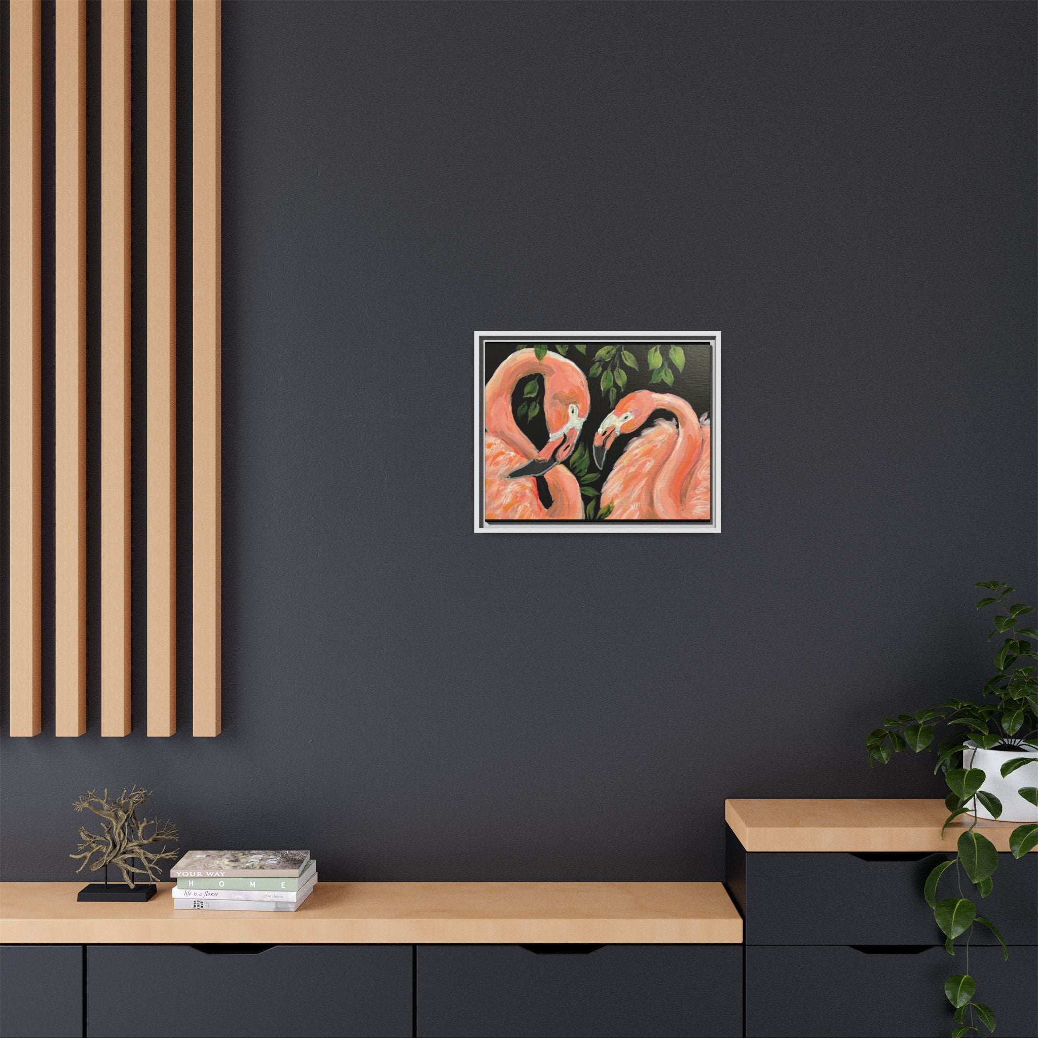Matte Canvas, Framed (Multi-color)