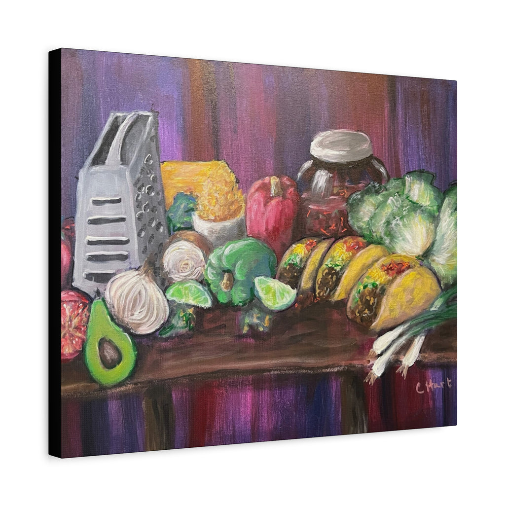 Taco Tuesday - Matte Canvas, Stretched, 1.25"