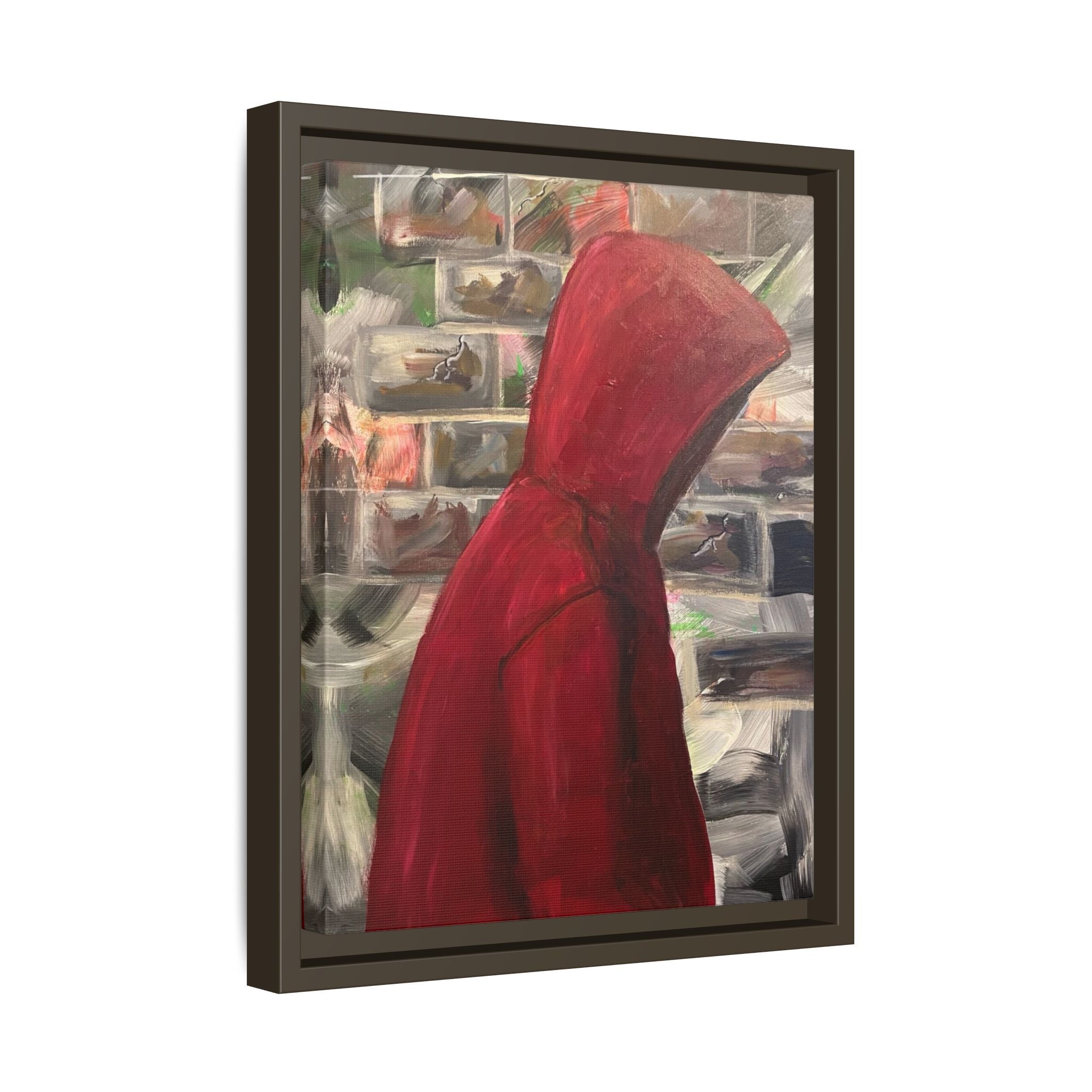 Red Hood - Framed Wall Art — Figure Urban Painting