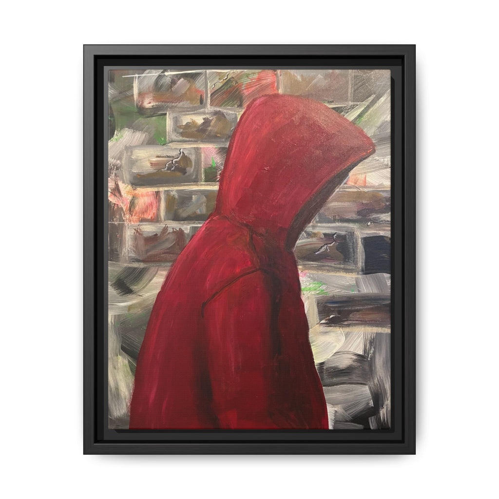 Red Hood - Framed Wall Art — Figure Urban Painting